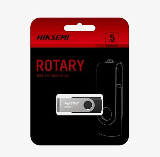 فلش مموری 128 گیگابایت هایک سمی مدل Hiksemi Rotary M200S U3 USB 3.0