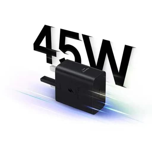شارژر دیواری 45 وات اوریجینال سامسونگ مدل Samsung EP-T4511 سه پین به همراه کابل Type-C به Type-C طول 1.8 متر