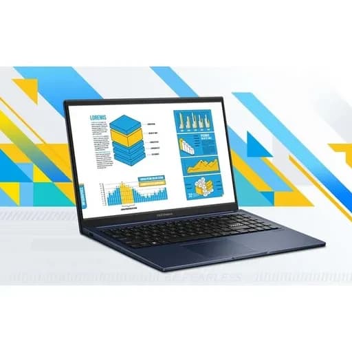 لپ تاپ 15.6 اینچی ایسوس مدل Asus X1504VA BQ4675 پردازنده Core i3 1315U رم 16 گیگابایت حافظه 512 گیگابایت SSD کاستوم