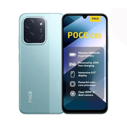 گوشی موبایل شیائومی پوکو مدل Poco C85 ظرفیت 256 گیگابایت رم 8 گیگابایت