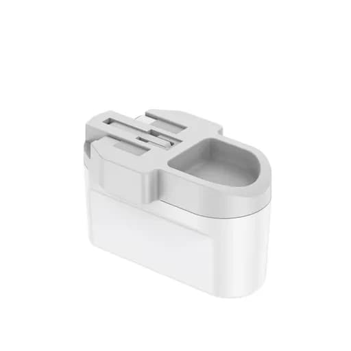شارژر دیواری 65 وات مدل Budi AC326RUW سه پین با دو خروجی USB-C و سری قابل چرخش