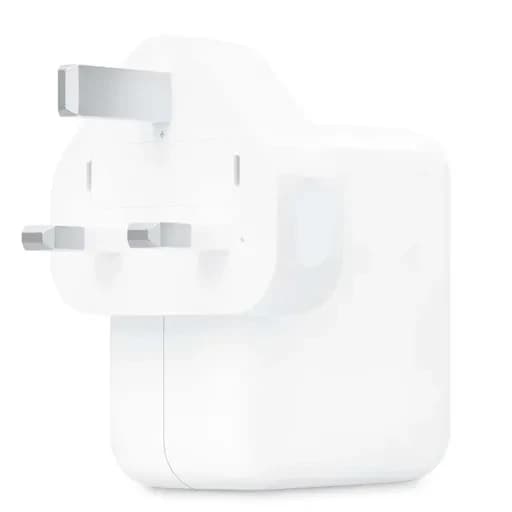شارژر دیواری 35 وات اپل سه پین مدل Apple A2676 با دو خروجی USB-C