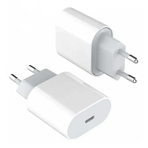 شارژر دیواری اپل 20 وات دو پین مدل Apple A2347 USB-C پارت نامبر ZM/A