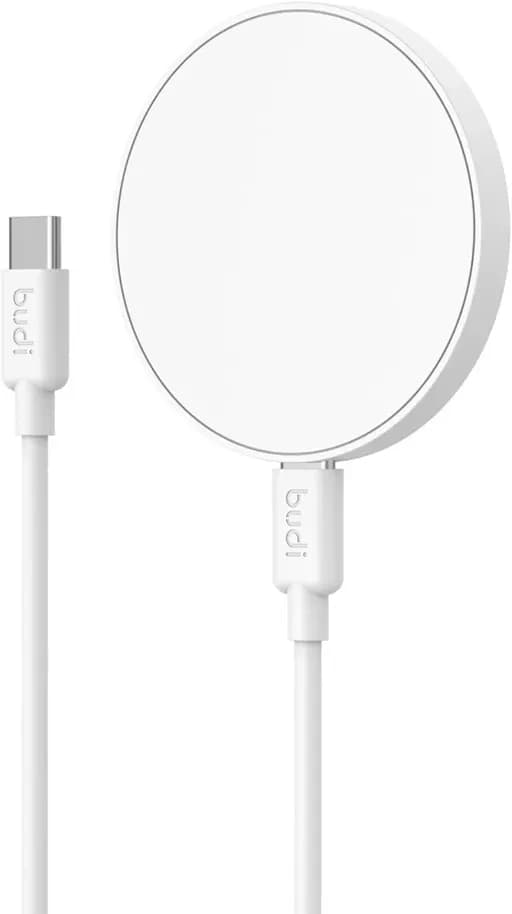 شارژر بی سیم و نگهدارنده موبایل بودی 15 وات مدل Budi WL3700XW به همراه کابل USB-C