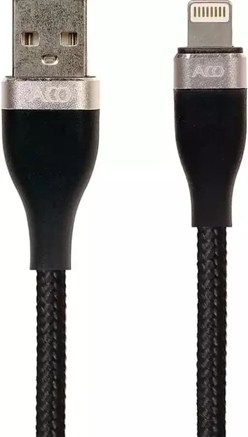 کابل شارژ USB به لایتنینگ آکو مدل Aco I Charge Pro طول 1 متر