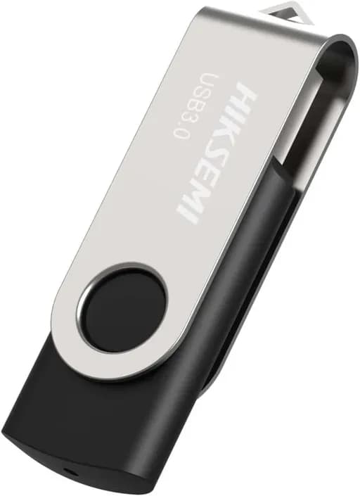 فلش مموری 128 گیگابایت هایک سمی مدل Hiksemi Rotary M200S U3 USB 3.0