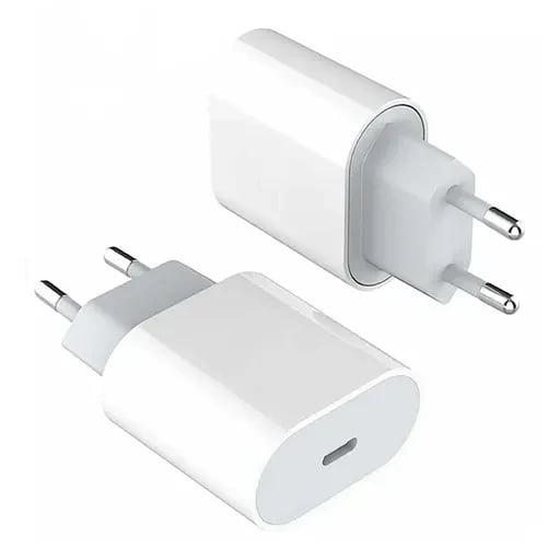 شارژر دیواری اپل 20 وات دو پین مدل Apple A2347 USB-C پارت نامبر ZM/A